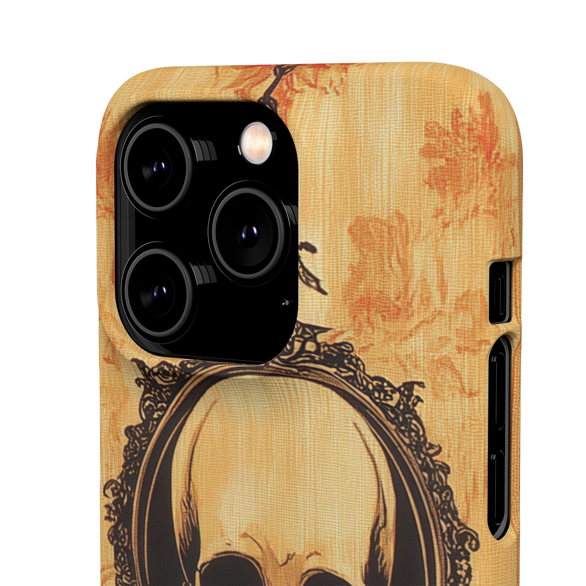 Gothic Skull Elegance iPhone 14 - Slim Phone Case