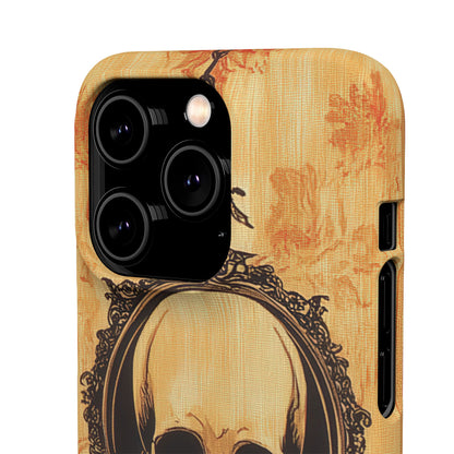 Gothic Skull Elegance iPhone 14 - Slim Phone Case