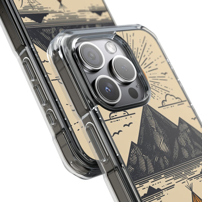 Golden Tent Awaits iPhone Case - Impact