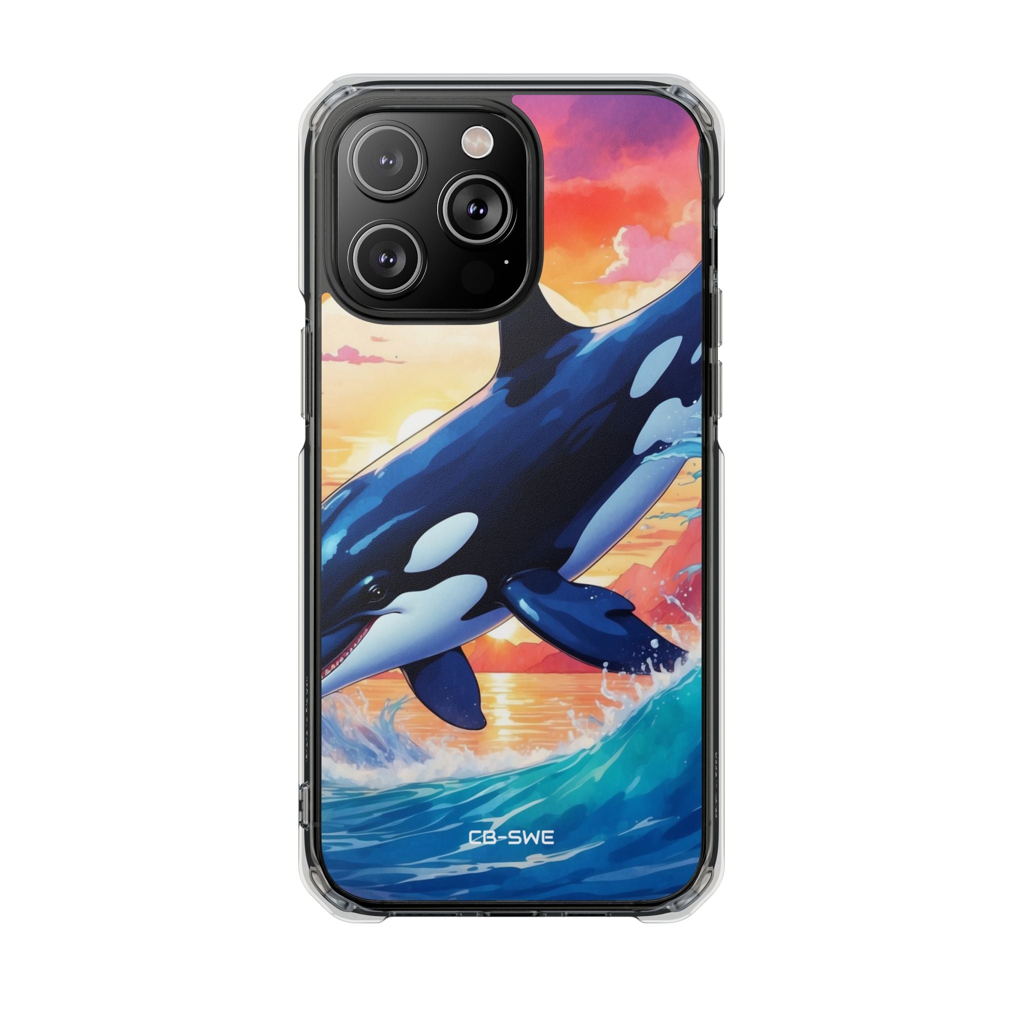 Orca Leaps Joyfully iPhone Case - Impact