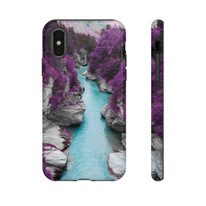 Purple Pine Forest - Protective Phone Case