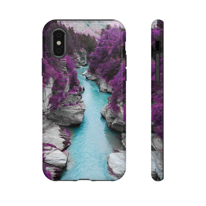 Purple Pine Forest - Protective Phone Case