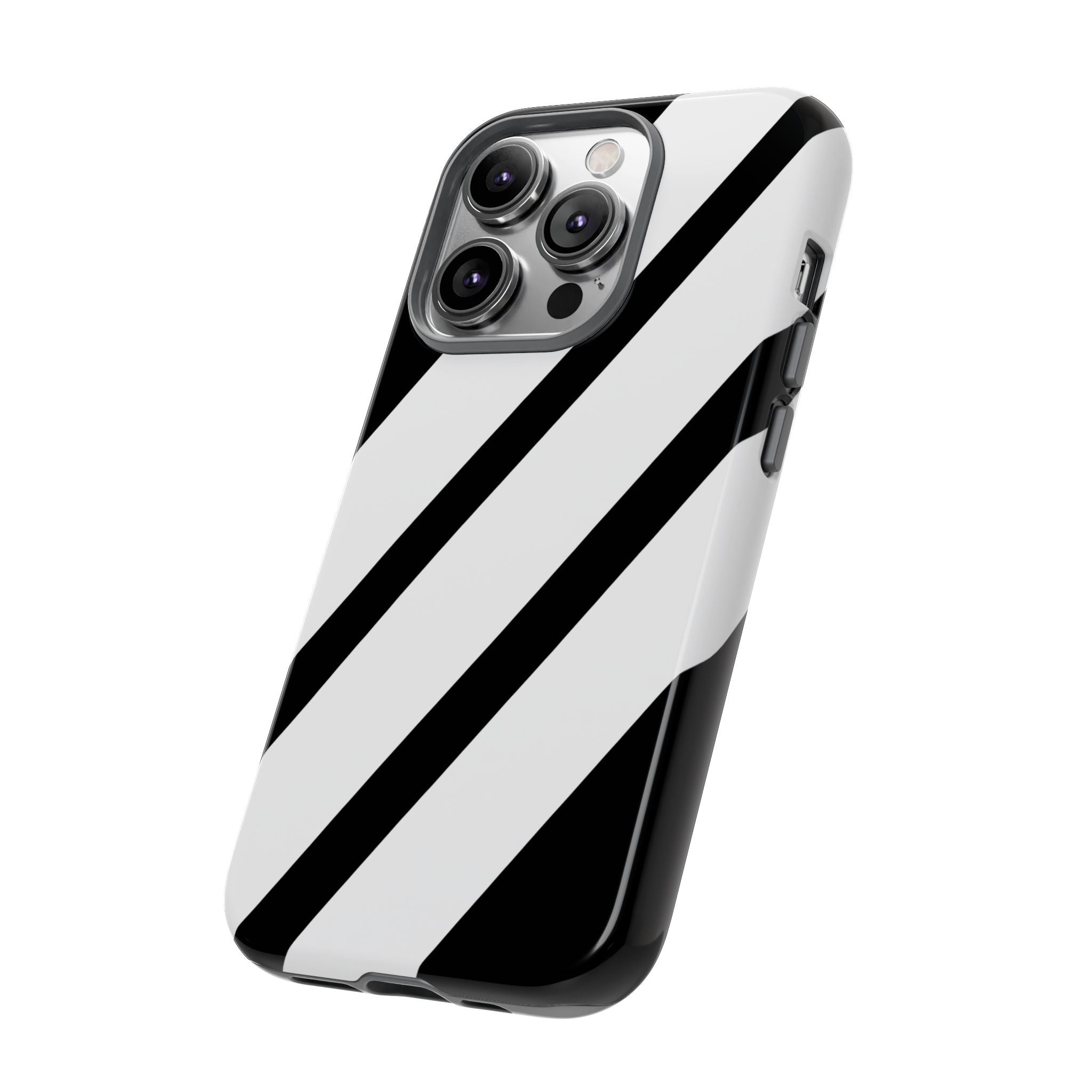 Monochrome Diagonal Symmetry - iPhone Case