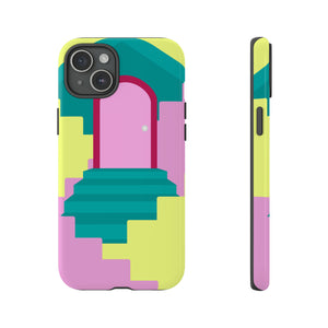 Vector Illustration of Stairs - Protective Phone Case