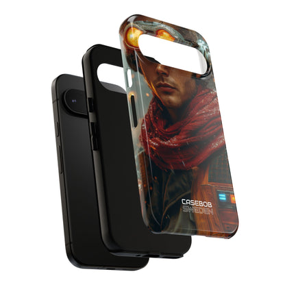 Futuristic Steampunk Explorer Google Pixel 9 - Tough