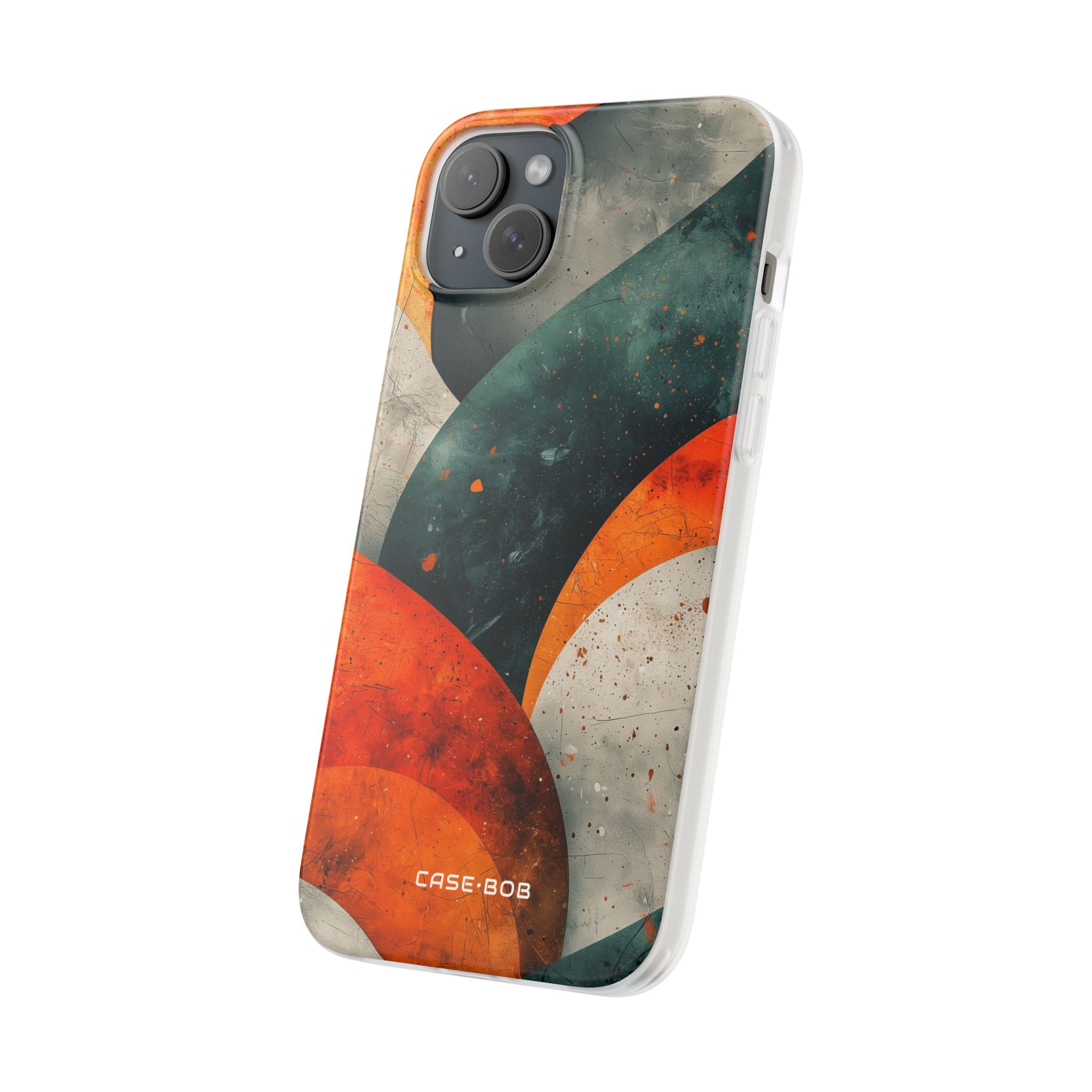 Crimson Wave iPhone 15 Plus Case - Soft