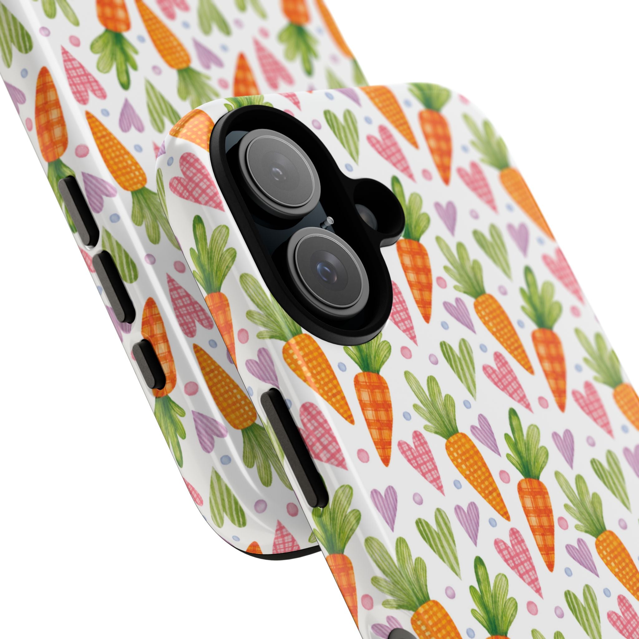 Carrots Embrace Hearts - iPhone Case