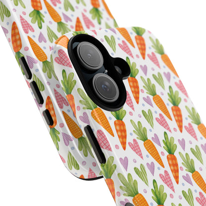 Carrots Embrace Hearts - iPhone Case
