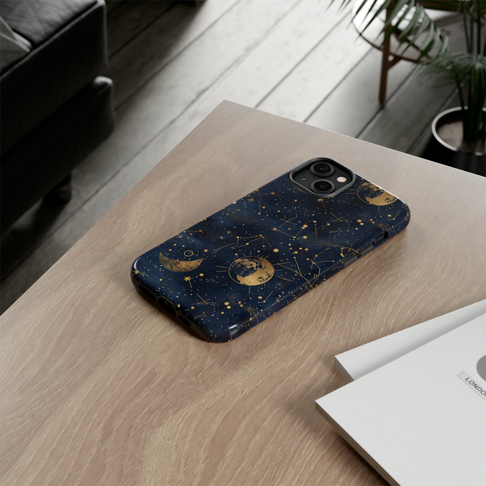 Celestial Zodiac Whispers - Protective Phone Case