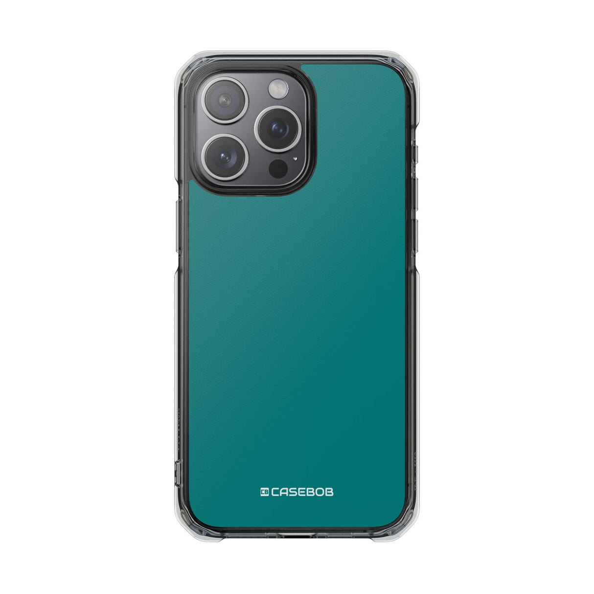 Teal | Phone Case for iPhone (Clear Impact Case - Magnetic)