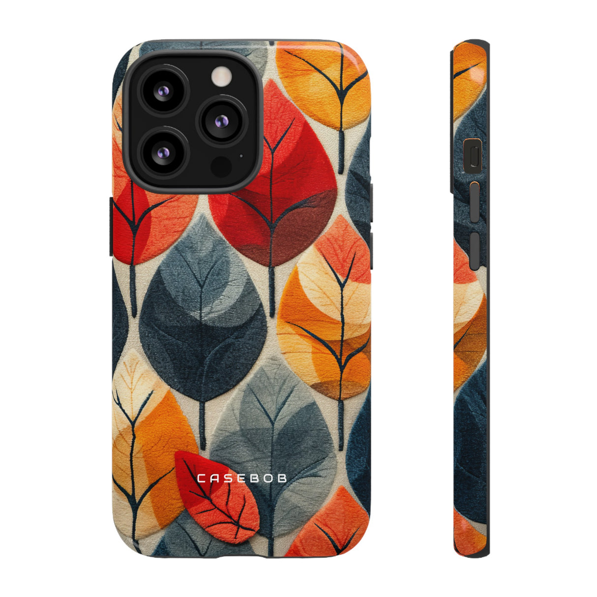 Scandinavian Leafy Serenity - Protective Phone Case