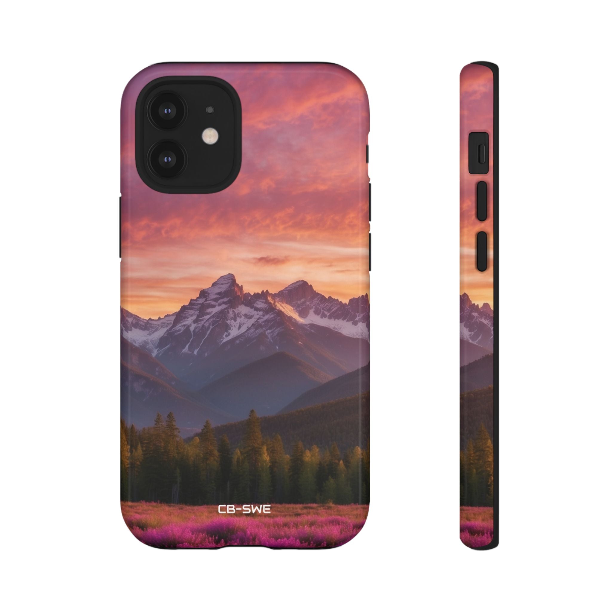 Mountain Peaks Glow - iPhone Case