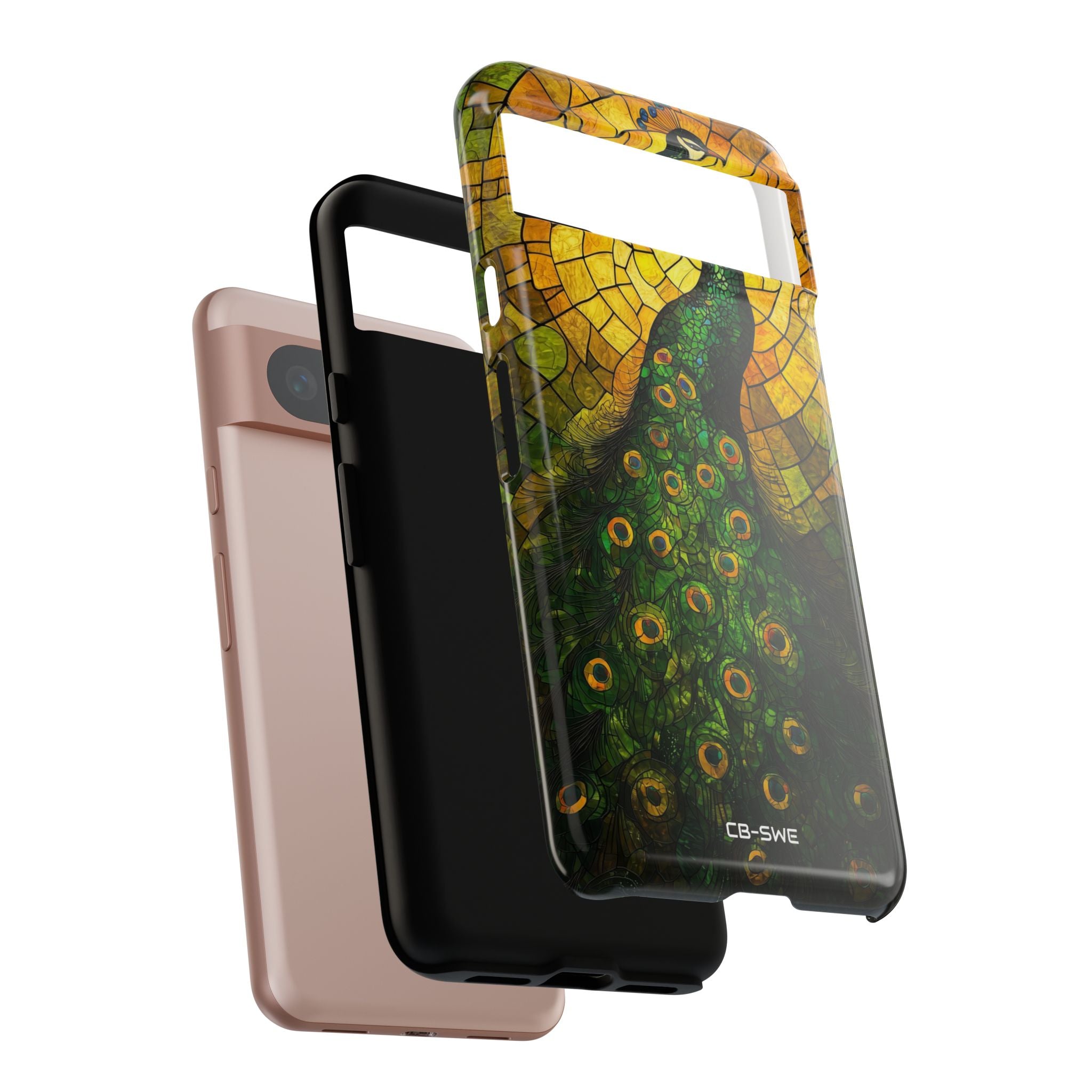 Peacock Spreads Light - Google Pixel Case