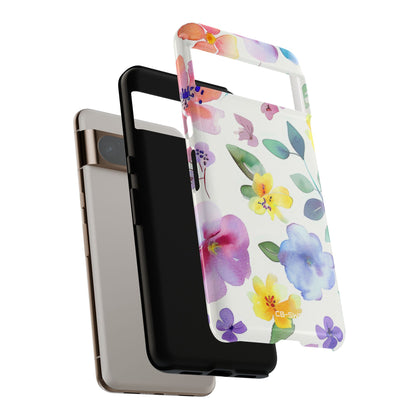 Whimsical Watercolor Florals - Google Pixel Case