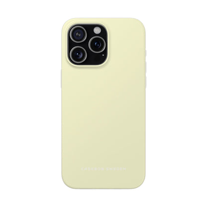 Light Golden Rod Yellow iPhone 15 - Flexi Phone Case