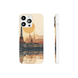 Parisian Sunset Serenity | Flexible Phone Case for iPhone