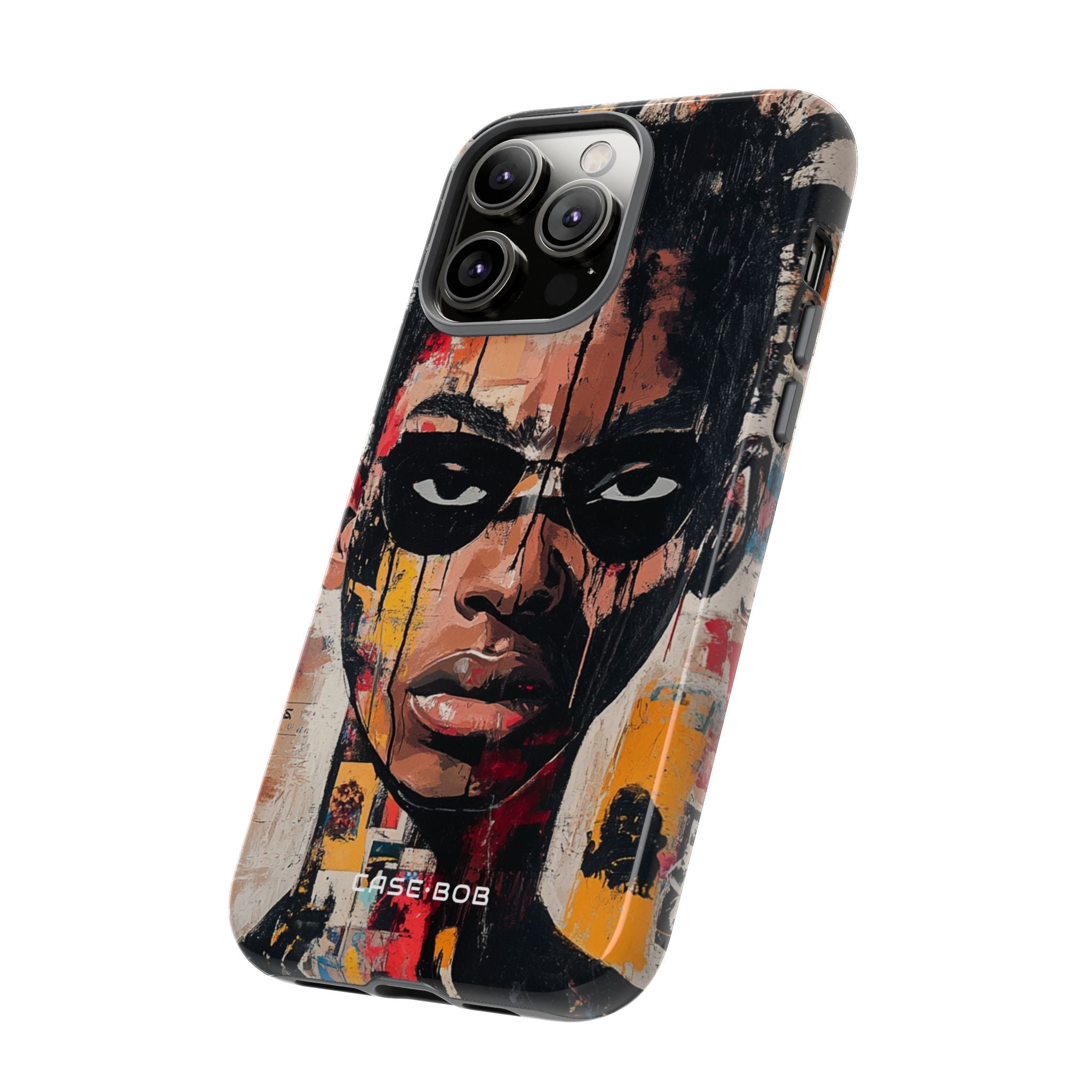Masked Portrait Drips iPhone 14 Pro Max Case - Tough
