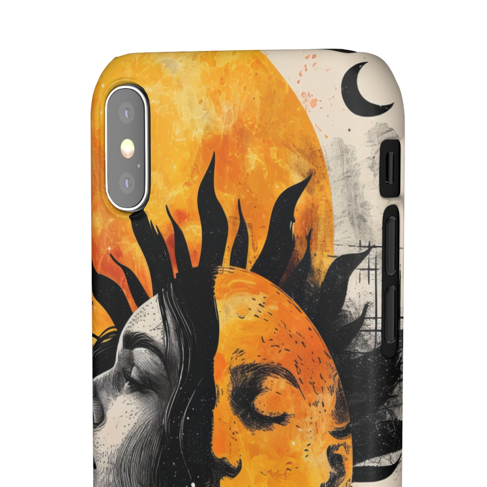 Sunlit Duality | Slim Phone Case for iPhone