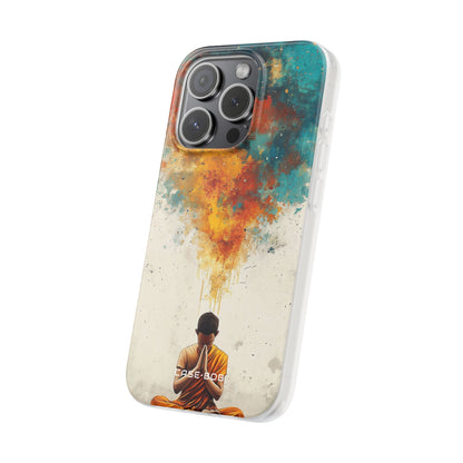 Meditative Glow iPhone 15 Pro Case - Soft