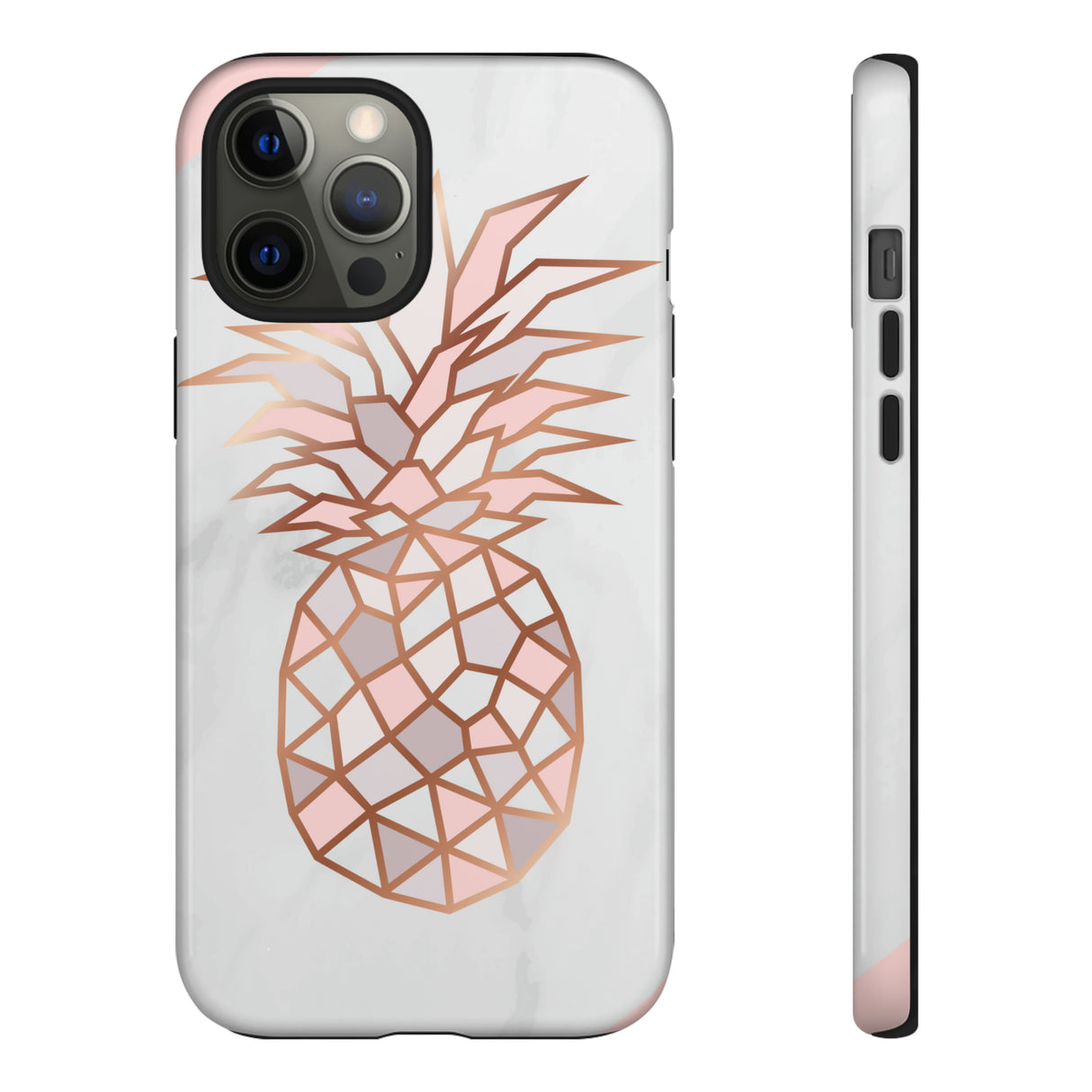 Ananas Roségold - Schutzhülle fürs Handy