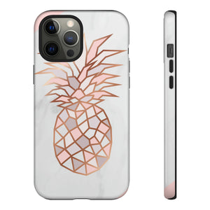 Ananas Roségold - Schutzhülle fürs Handy