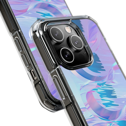 Iridescente Stromende Golven iPhone 14 - Impact Clear+
