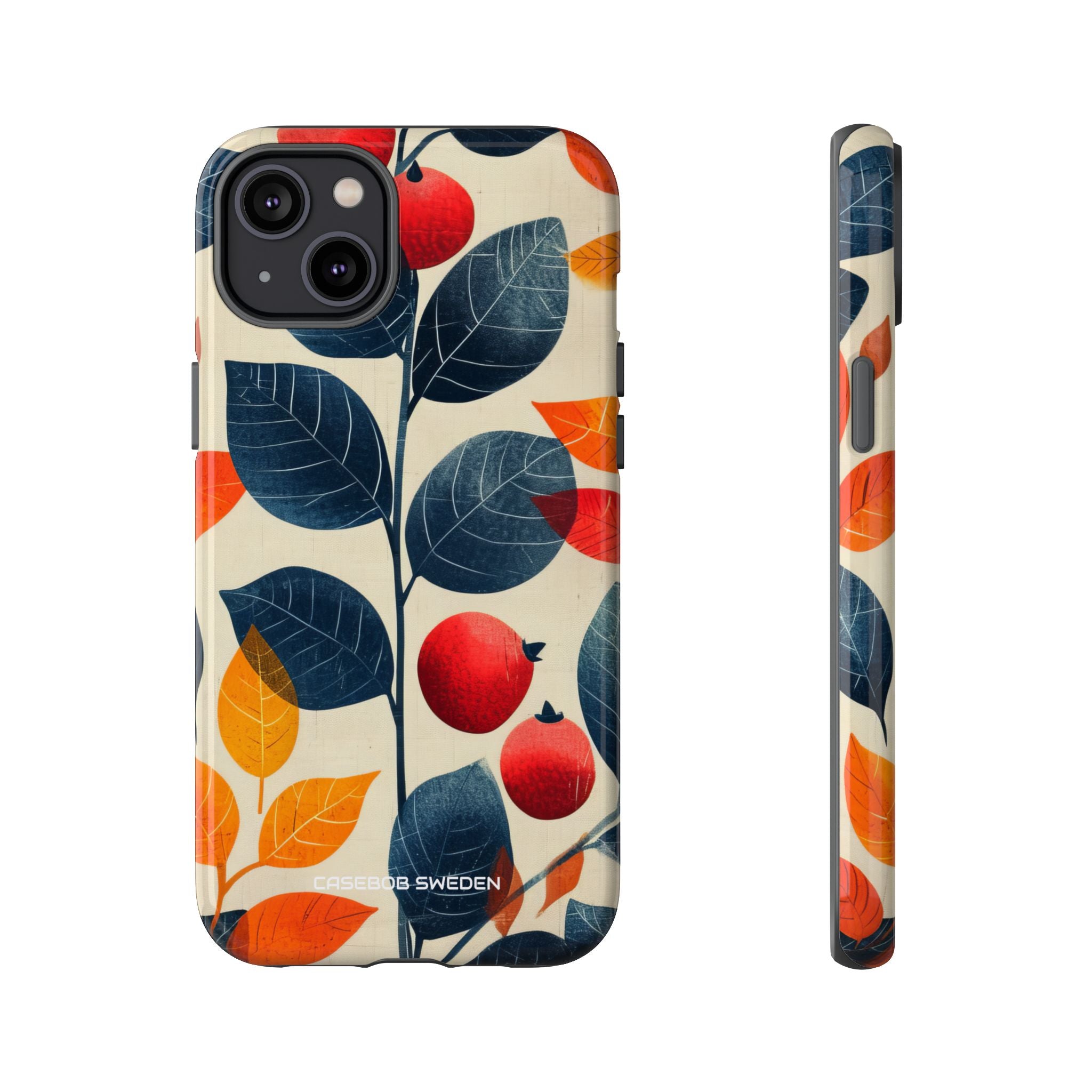 Autumn Nature Pattern - Tough iPhone 14 Phone Case