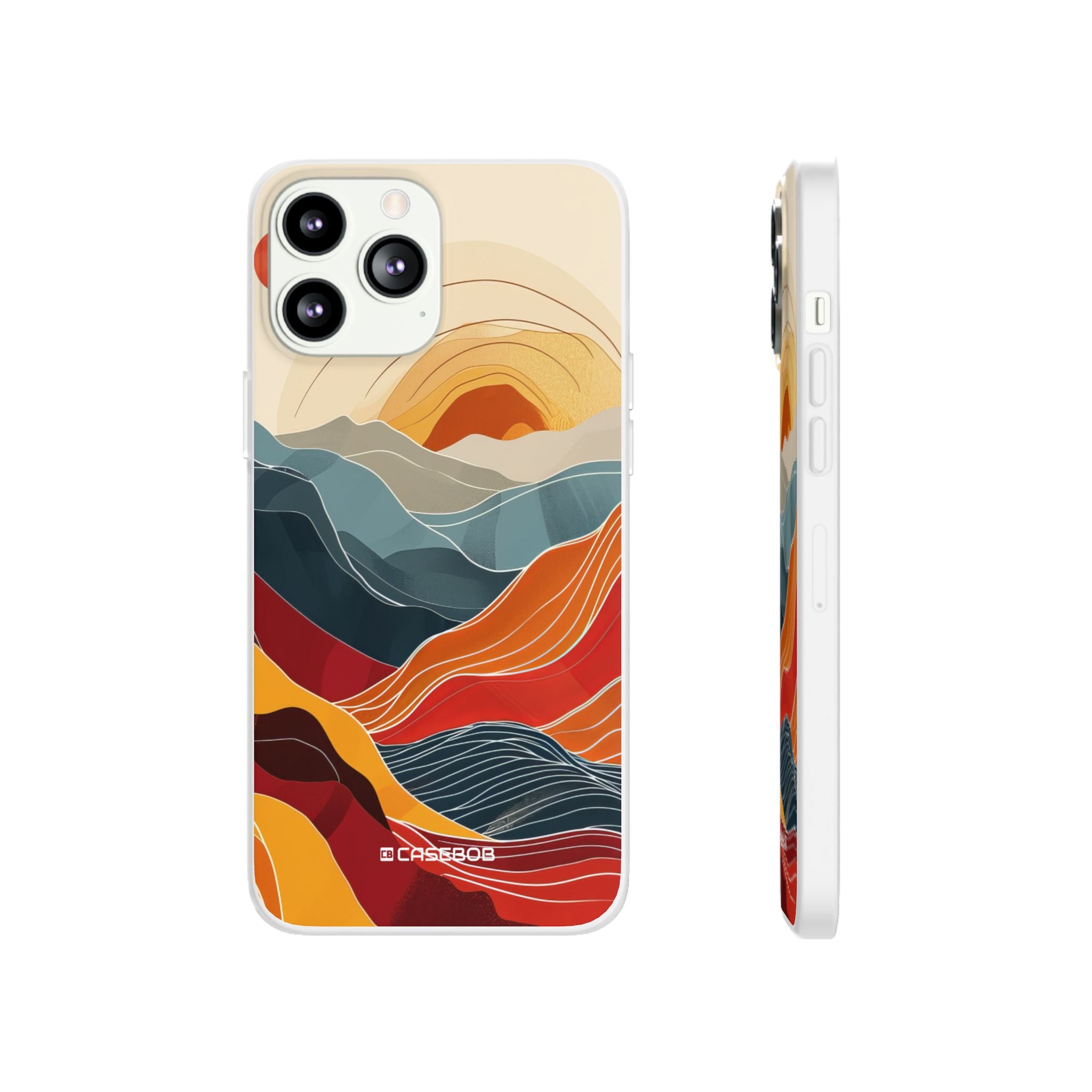 Sunset Waves | Flexible Phone Case for iPhone