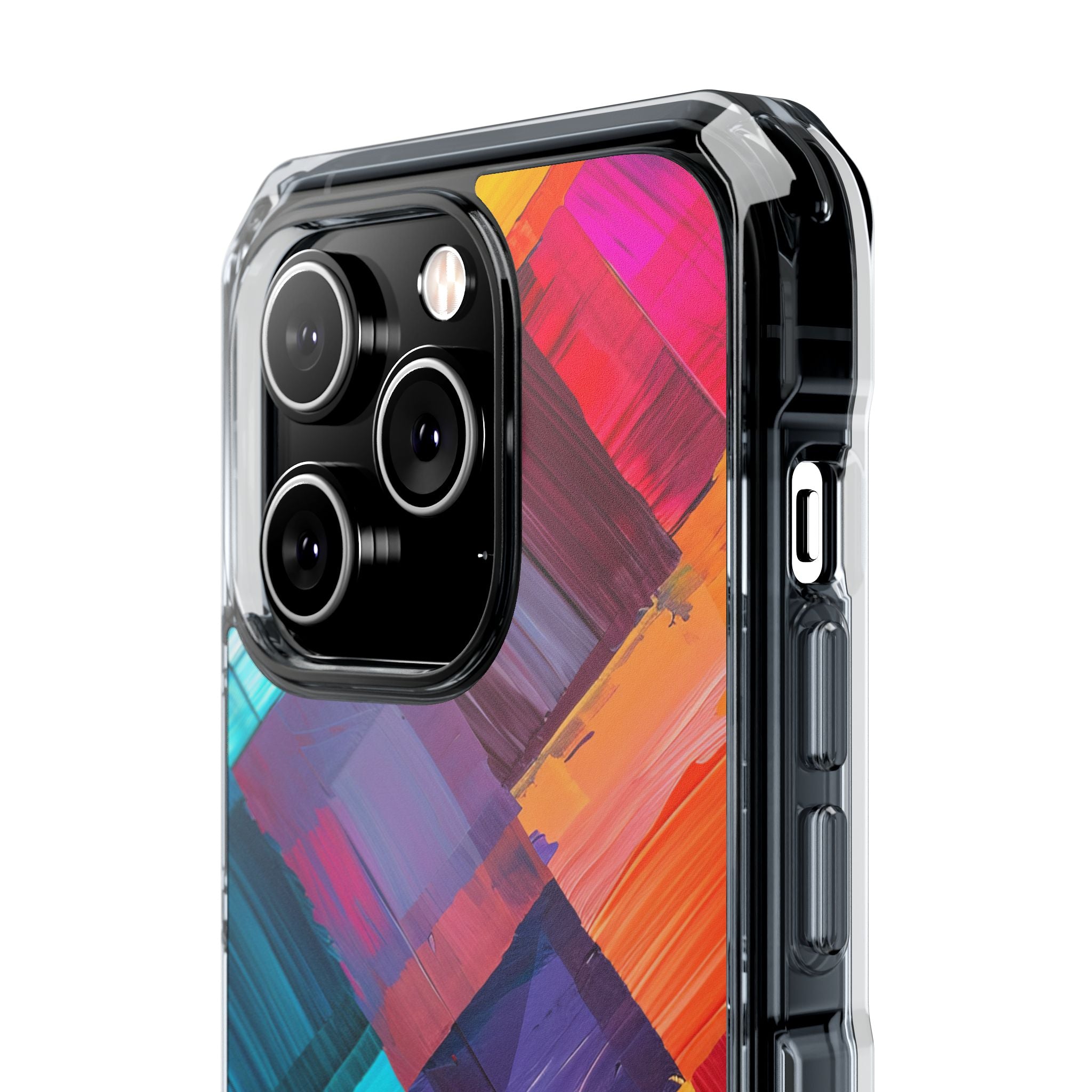 Pantone Spectrum Pattern - Clear Impact Case for iPhone