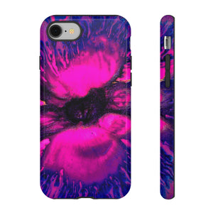 Deep Pink Ink Art iPhone Case (Protective) iPhone 8 Glossy Phone Case