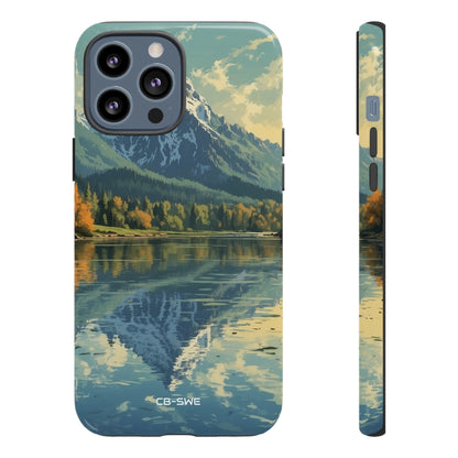 Mountain Reflects Calm - iPhone Case