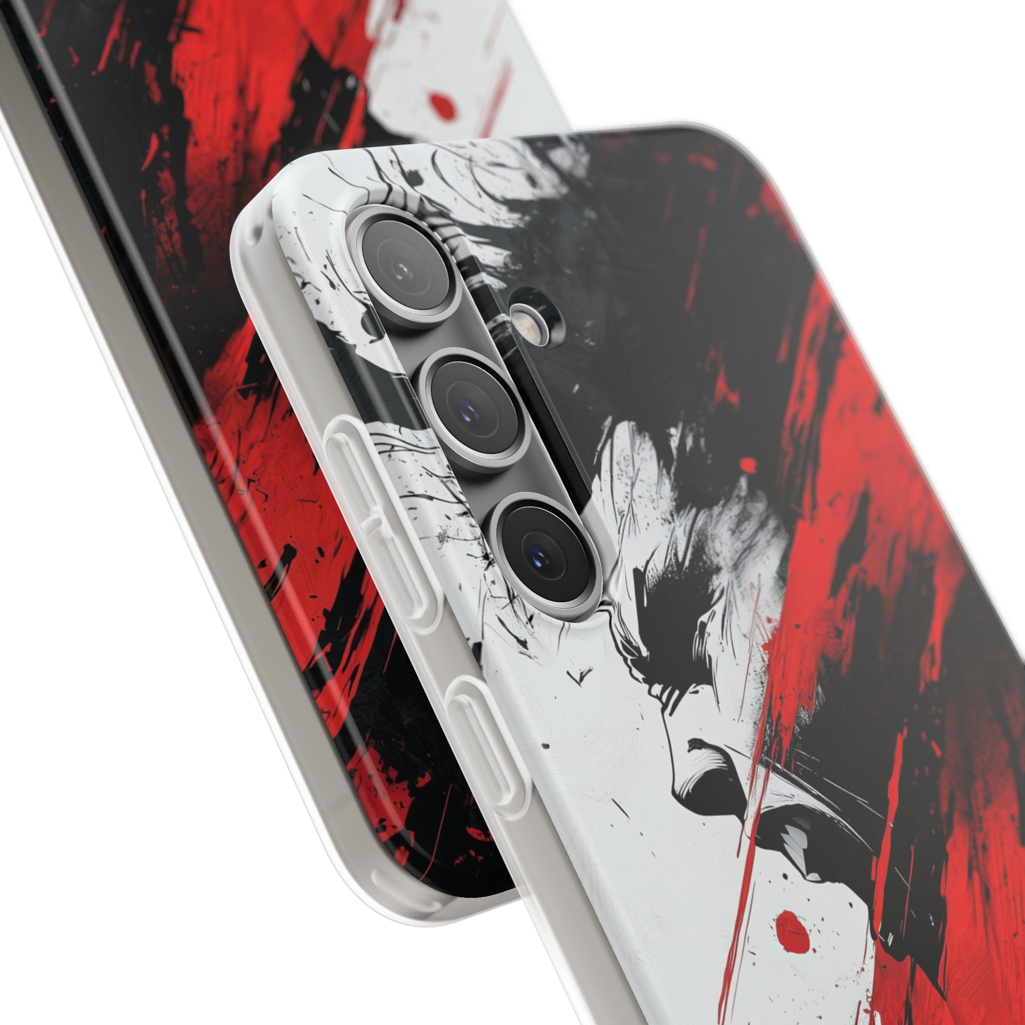 Yelling Profile Burst Samsung S24 Plus Case - Soft