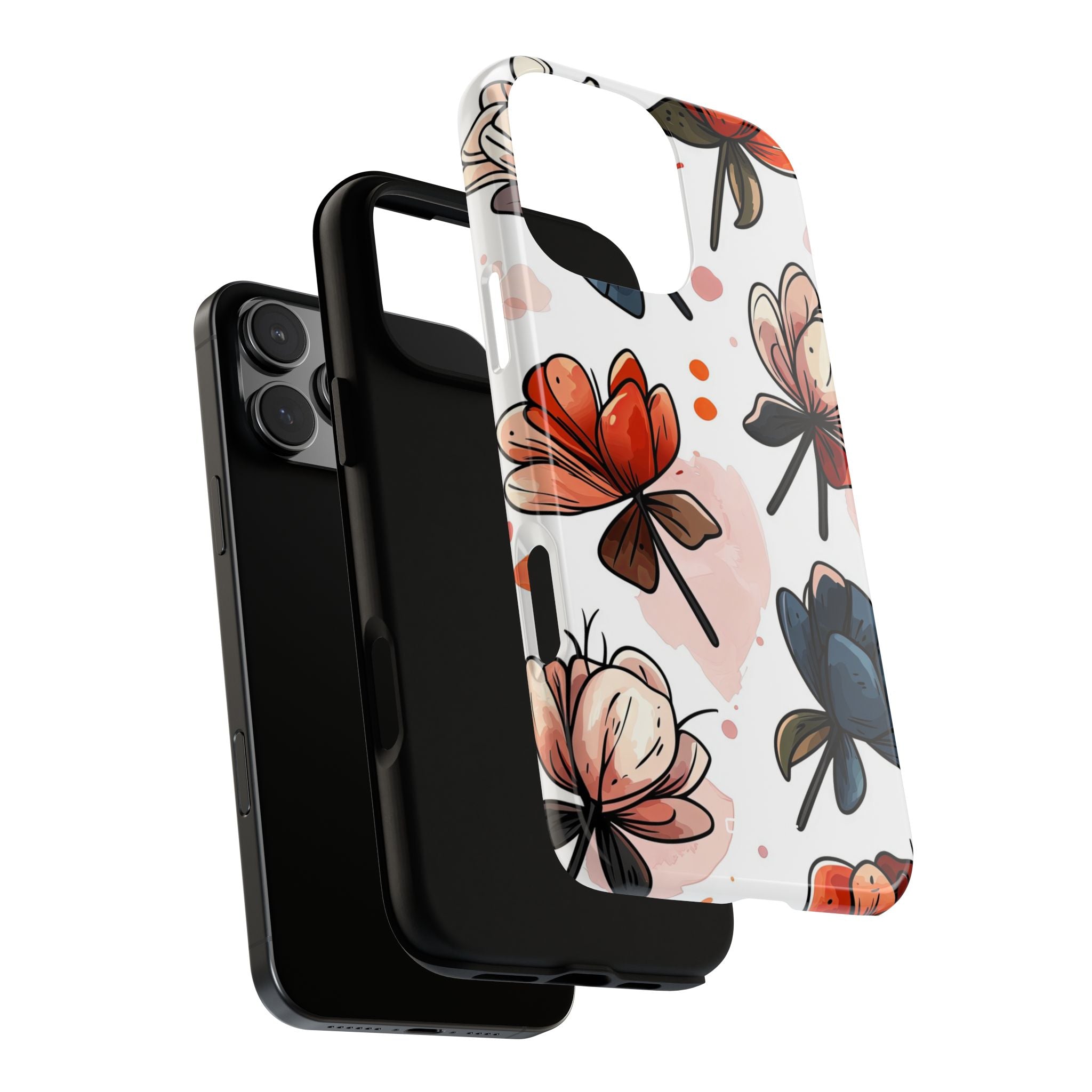 Vibrant Floral Harmony - iPhone Case