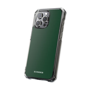 British Racing Green | Handyhülle für iPhone (Clear Impact Case – magnetisch) 