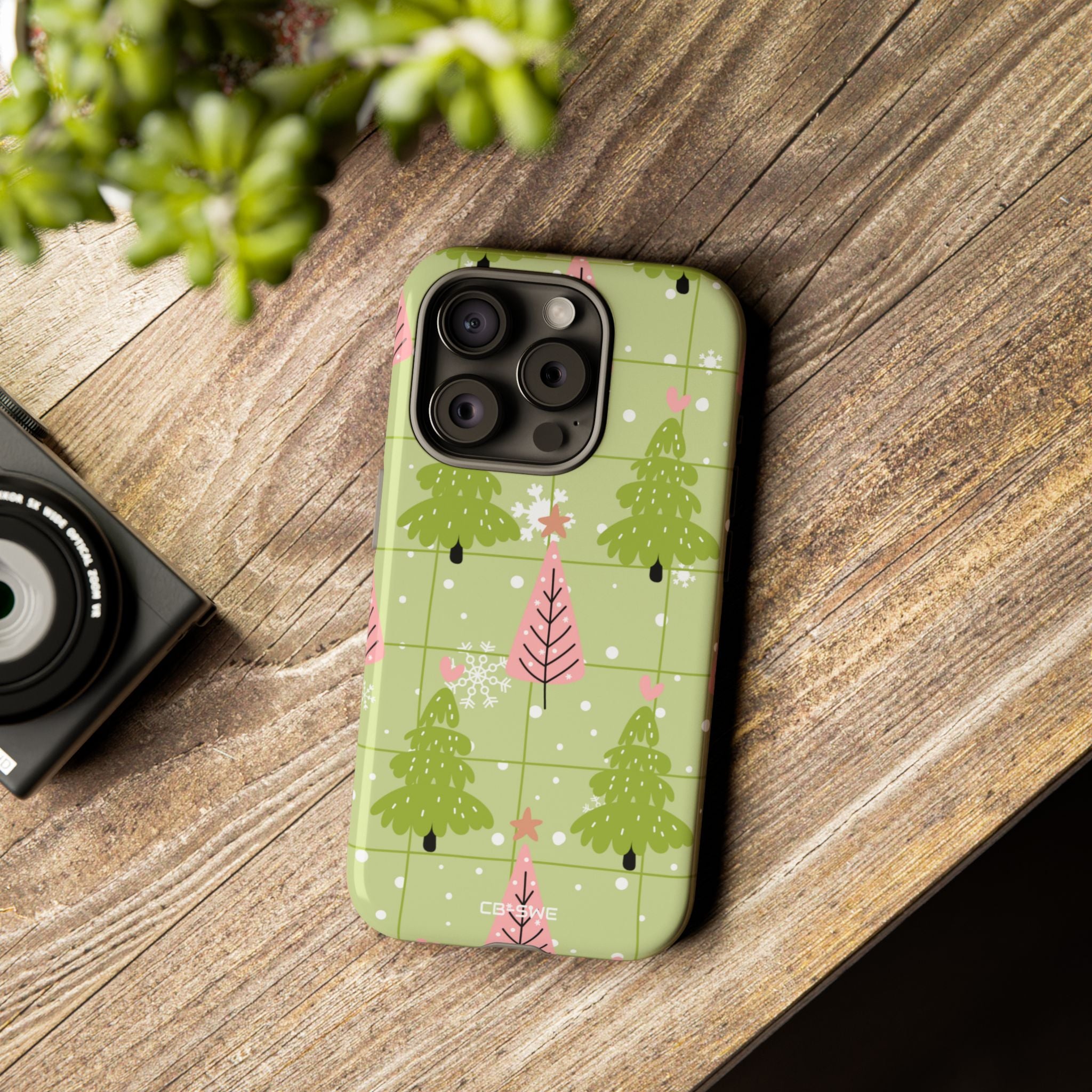 Whimsical Trees Shine - iPhone Case