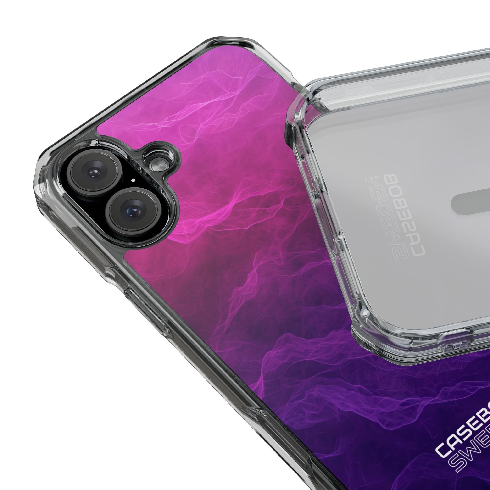Violet Dream Currents iPhone 16 - Impact Clear+