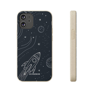 Cosmic Doodle Adventure | Biodegradable Phone Case