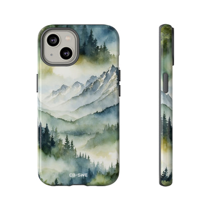 Misty Peaks Emerge - iPhone Case