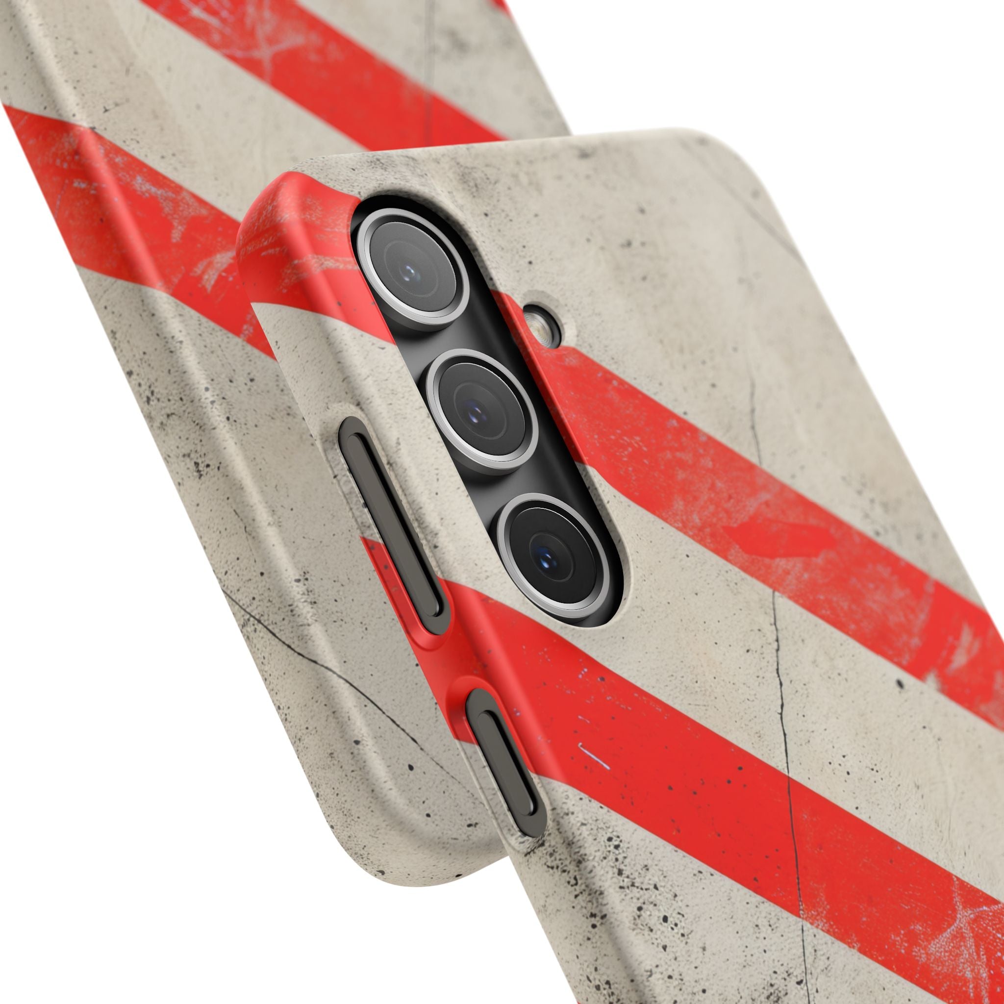 Striker Crimson Stripes Samsung S24 - Slim Phone Case