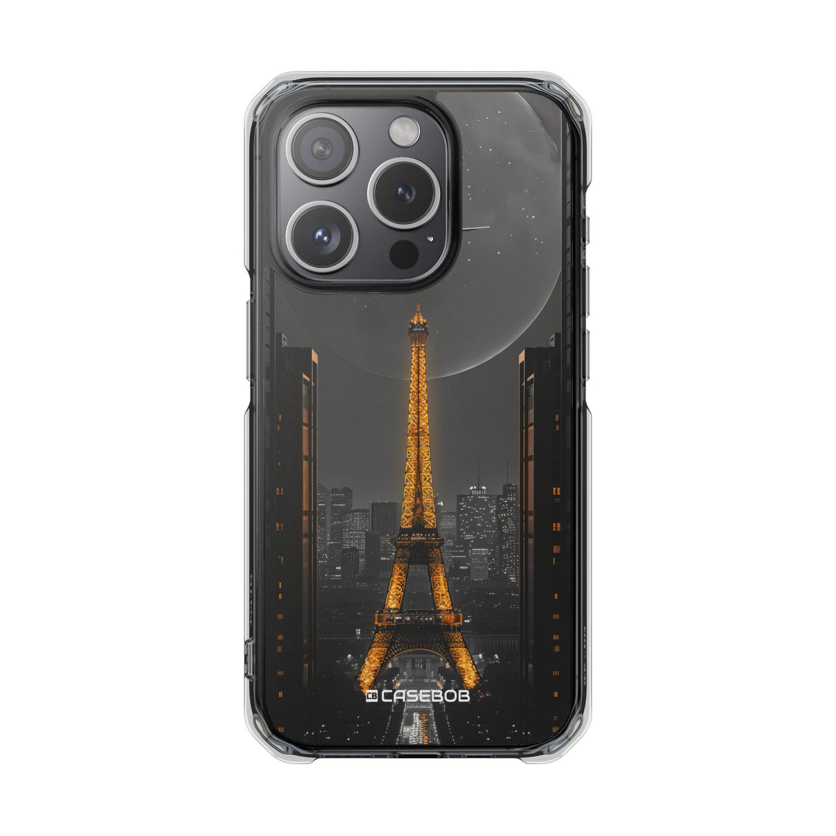 Futurist Paris - Phone Case for iPhone (Clear Impact - Magnetic)