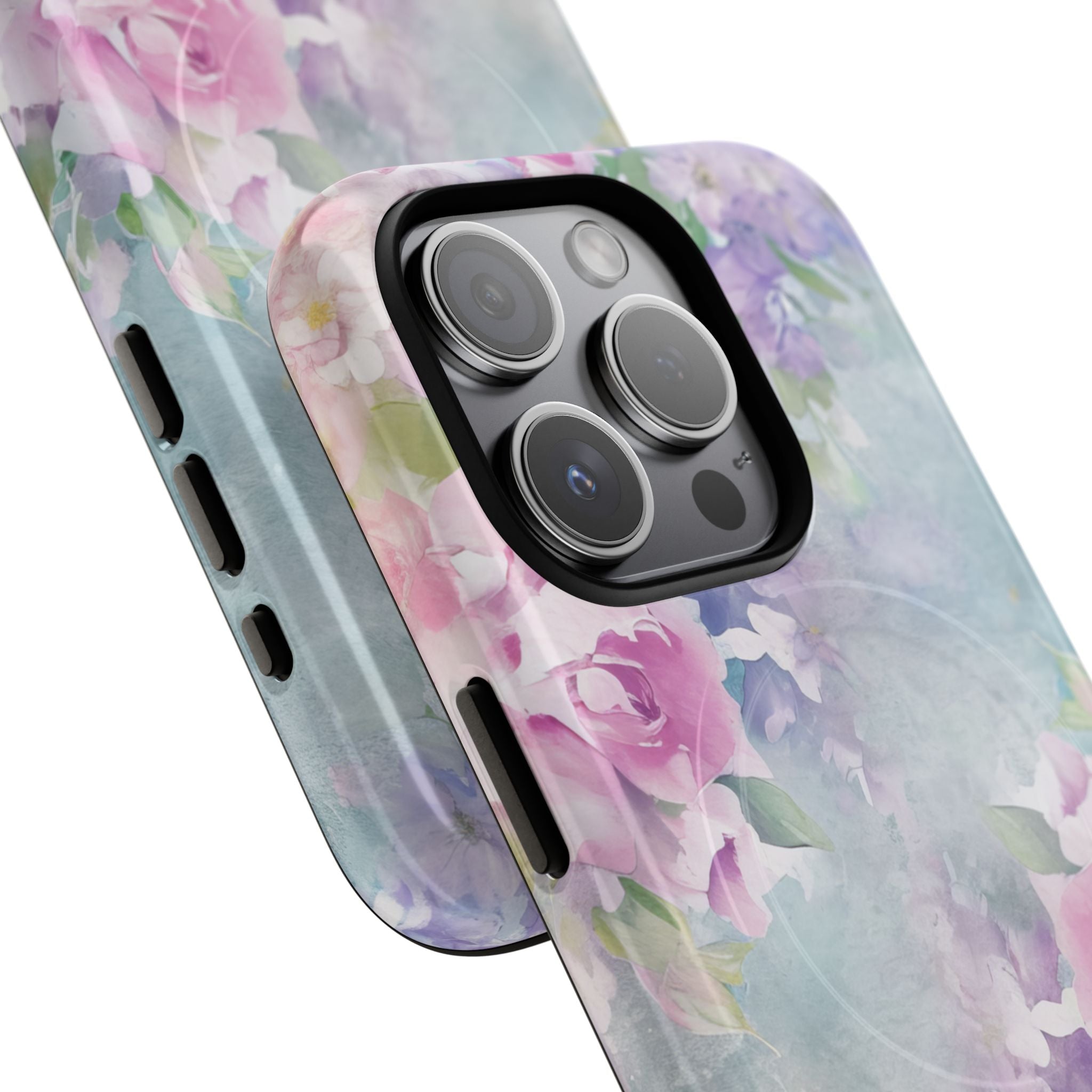 Dreamy Floral Watercolor - Tough + MagSafe® iPhone 15 Phone Case