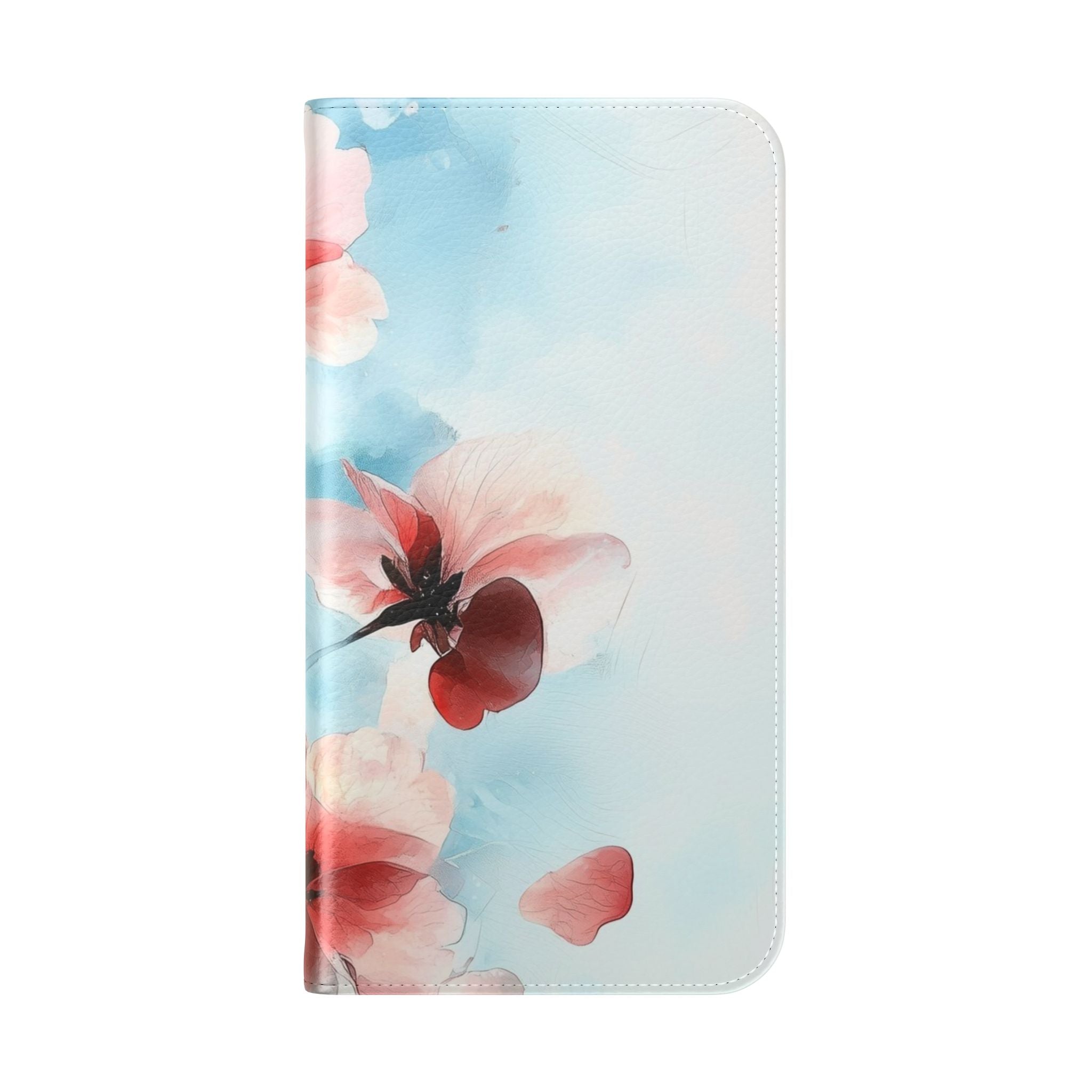 Pink Bloom Drift - iPhone 15 Pro Max Case - Wallet