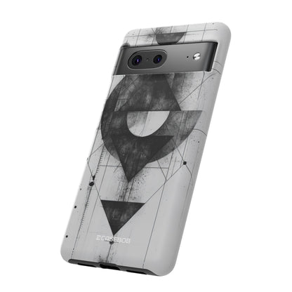 Monochrome Geometry - Phone Case for Google Pixel