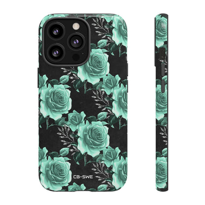 Turquoise Rose Symphony - iPhone Case