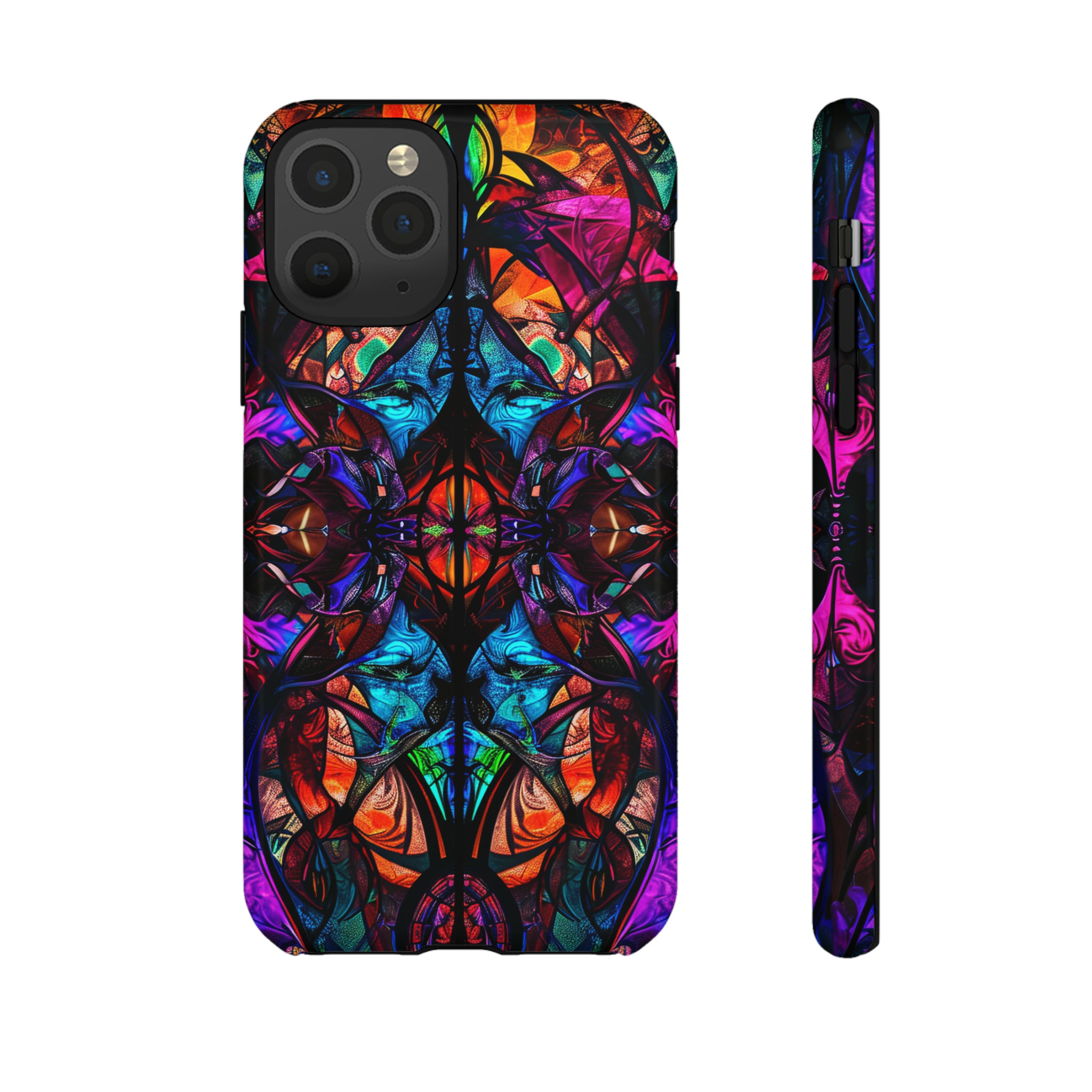 Gothic Stained Glass Splendor - Protective Phone Case