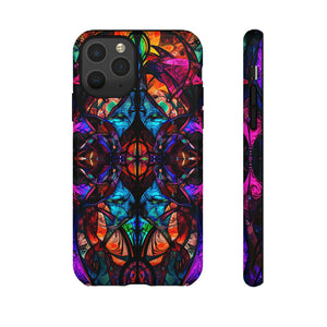 Gothic Stained Glass Splendor - Protective Phone Case