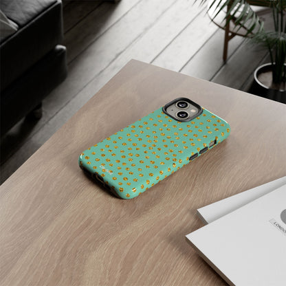 Golden Dots Dance - iPhone Case