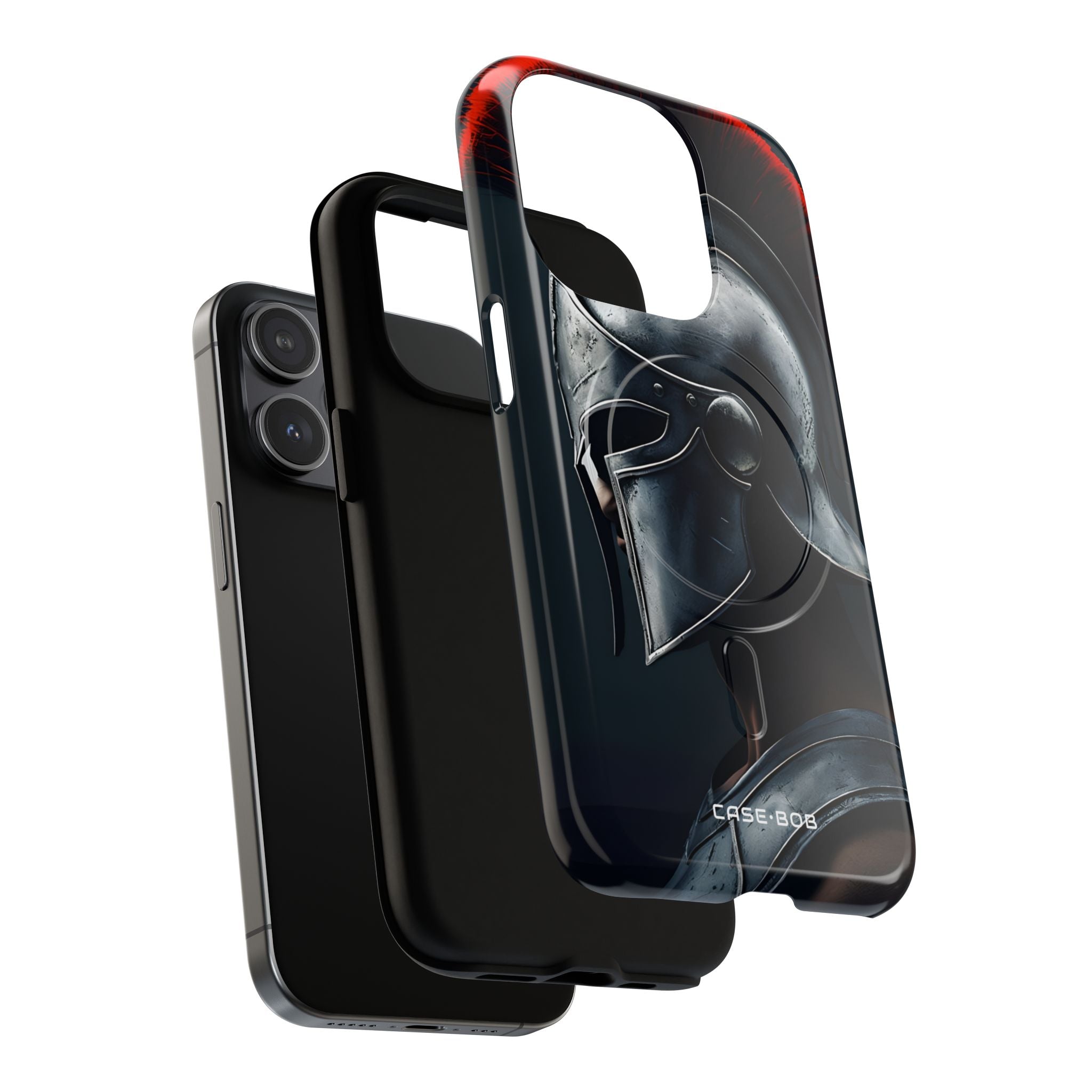 Silver Centurion iPhone 15 Pro Case - Tough+