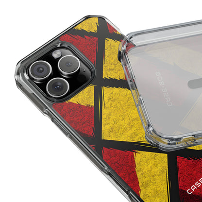 Cracked Diamond Grid iPhone 16 Pro Max - Impact