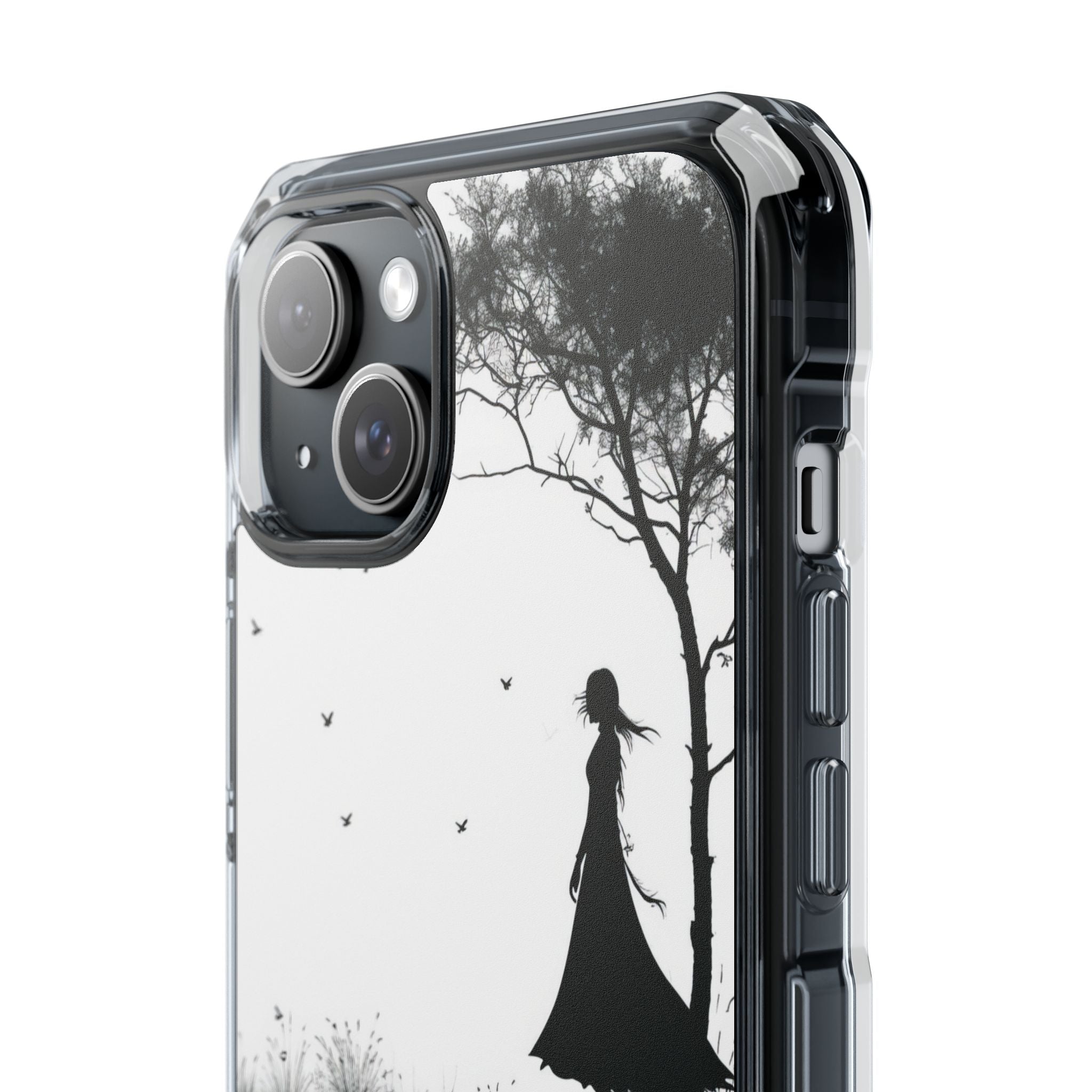 Cliffside Silhouette iPhone 15 Plus Case - Impact